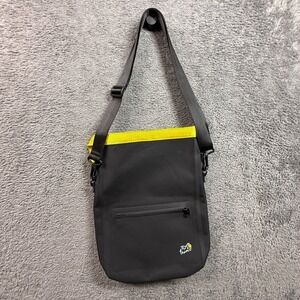 Tour de France Official Crossbody Shoulder Bag Black Yellow Cycling Musette Sac